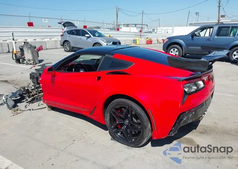 2017 Chevrolet Corvette Z06 z USA, uszkodzony, nr VIN 1G1YS2D61H5607054